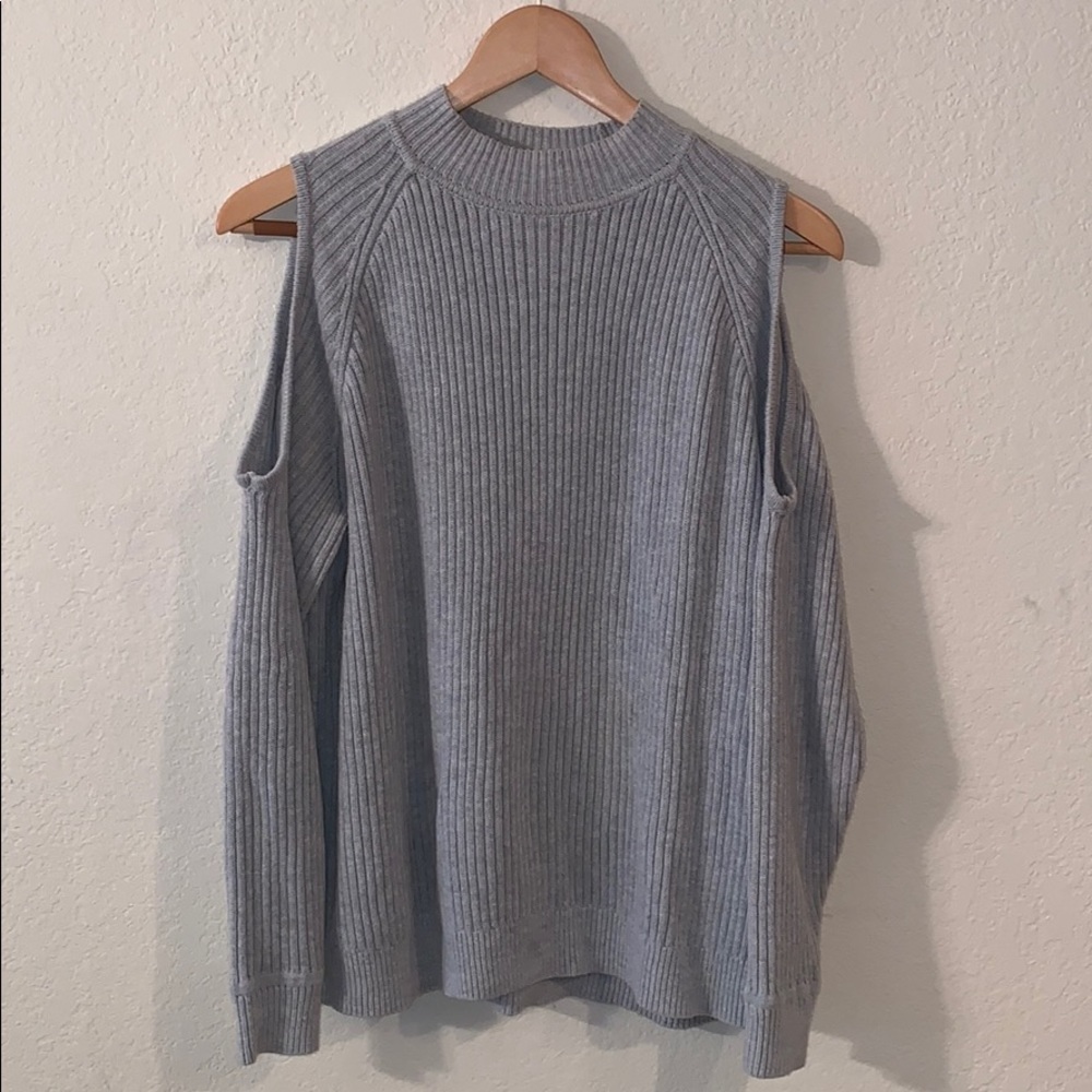 H&M cold shoulder sweater